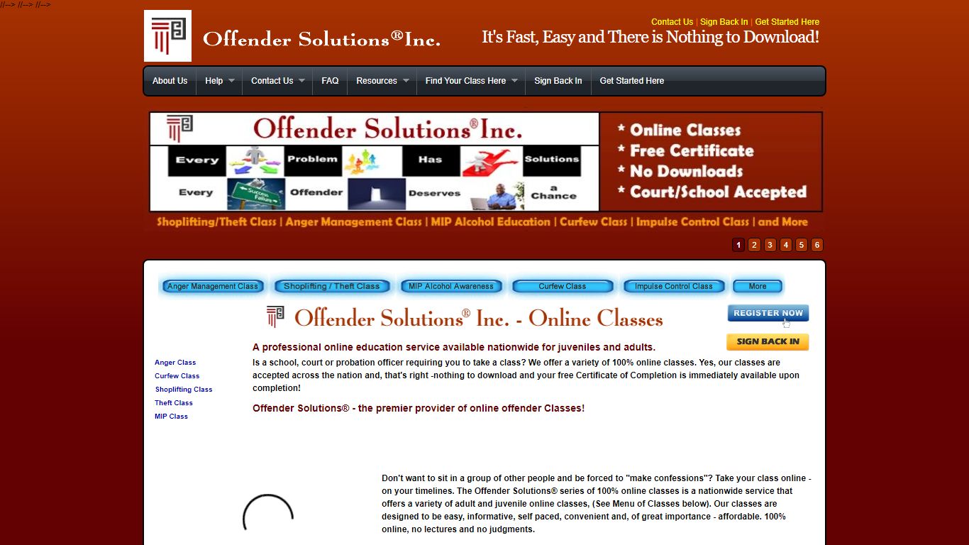 Offender Solutions Online Shoplifting Class, Online Anger Management ...